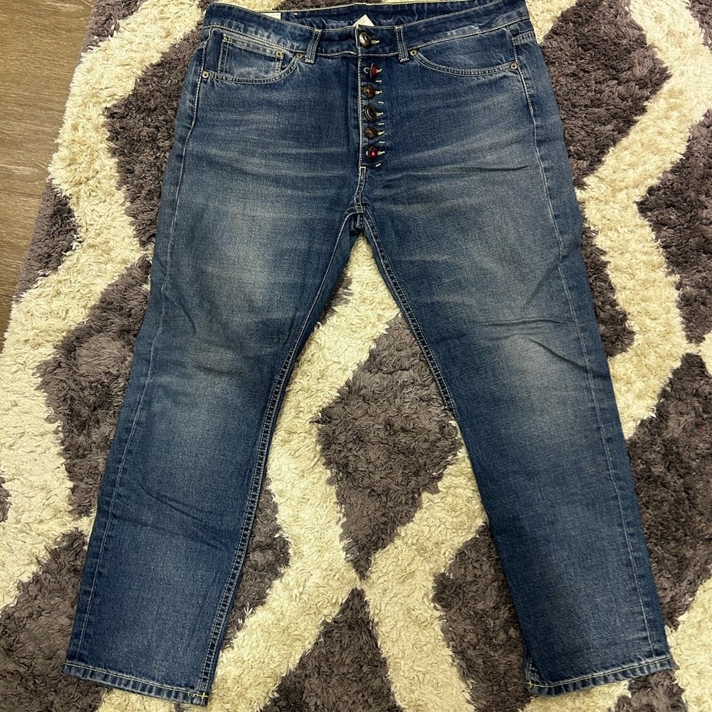 Dondup Blue Slim Jeans with Classic Wash